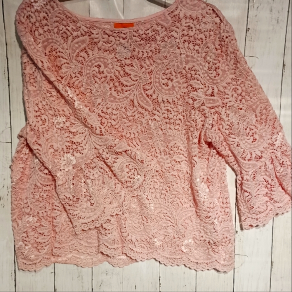 RUBY ROAD XL LACE TOP